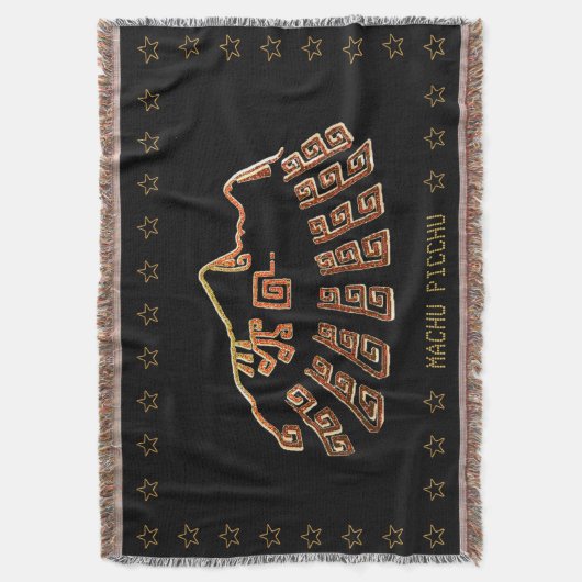 Machu_Picchu Cusco Peru Silhouette Decke (Vorderseite Vertikal)