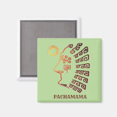 Machu_Picchu Cusco Peru Zeichnend Magnet (Vorderseite/Rückseite)