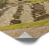 Machu Picchu, die Stadt in Peru Poster (Ecke)