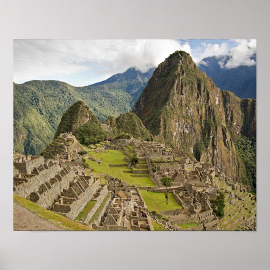 Machu Picchu, die Stadt in Peru Poster (Vorne)