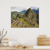 Machu Picchu, die Stadt in Peru Poster (Küche)