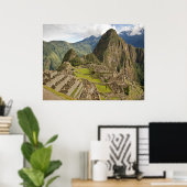 Machu Picchu, die Stadt in Peru Poster (Heimbüro)