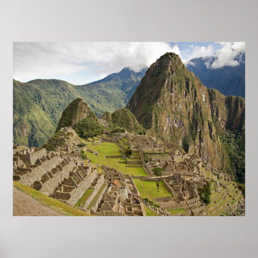 Machu Picchu, die Stadt in Peru Poster (Vorne)