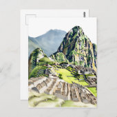 Machu Picchu: Die zeitlose Stadt Postkarte (Vorne/Hinten)