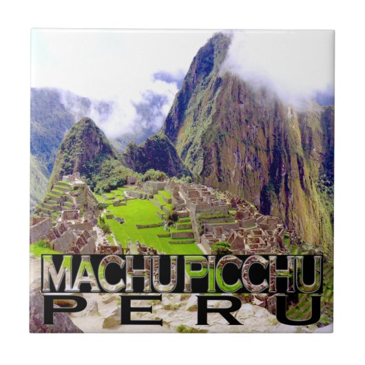 Machu Picchu Fliese (Vorderseite)