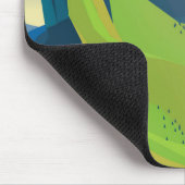 Machu Picchu Flugreiseplakat Mousepad (Ecke)