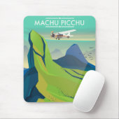 Machu Picchu Flugreiseplakat Mousepad (Mit Mouse)