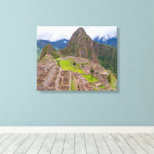 Machu Picchu Foto Canvas Print Leinwanddruck (Insitu (Holzboden))