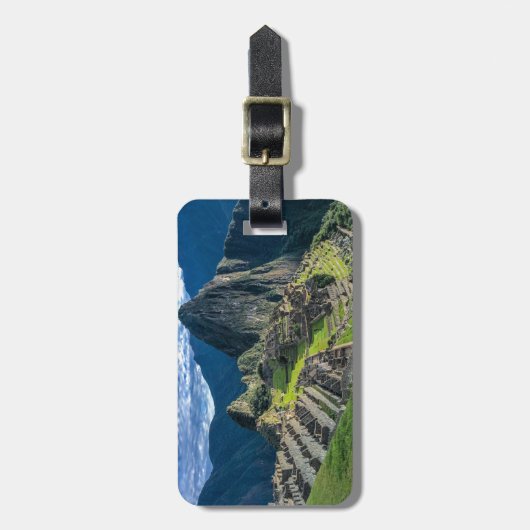 Machu Picchu Gepäckanhänger (Vorderseite vertikal)