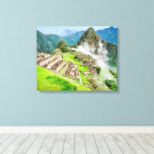 Machu Picchu große Leinwand (Insitu (Holzboden))