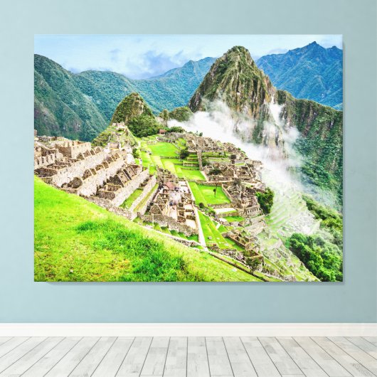 Machu Picchu große Leinwand (Insitu (Holzboden))