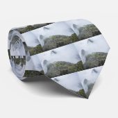 Machu Picchu in den Wolken Krawatte (Gerollt)