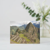 Machu Picchu, inca city in Peru postcard Postkarte (Stehend Vorderseite)