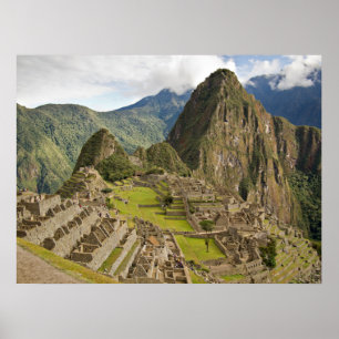 Machu Picchu, Inka-Stadt in Peru Poster