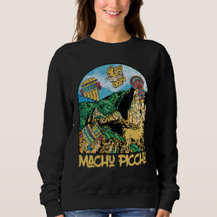 Machu Picchu Inka-Stadt Südamerika Souvenir Peru Sweatshirt
