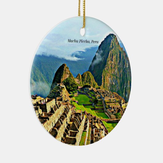 Machu Picchu Keramik Keramik Ornament (Rechts)