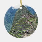 Machu Picchu Keramik Ornament (Vorne)