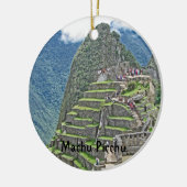 Machu Picchu Keramik Ornament (Links)