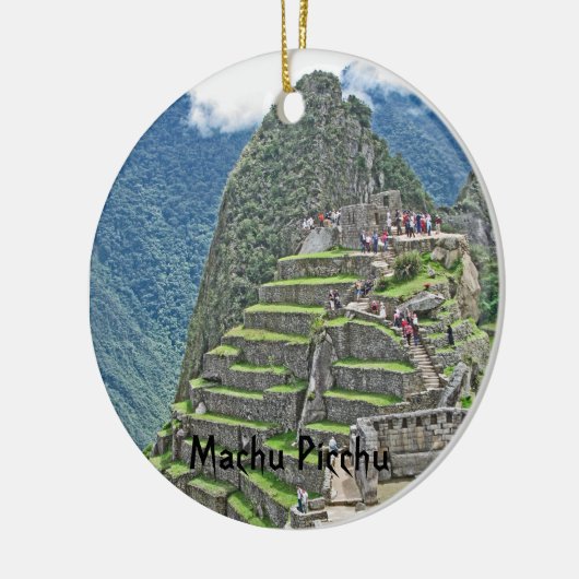 Machu Picchu Keramik Ornament (Links)