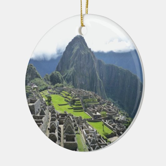 Machu Picchu Keramik Ornament (Links)