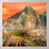 Machu Picchu Kunstposter Poster (Vorne)