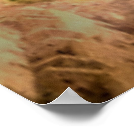 Machu Picchu Kunstposter Poster (Ecke)