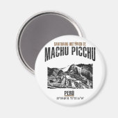 Machu Picchu Magnet (Vorderseite/Rückseite)