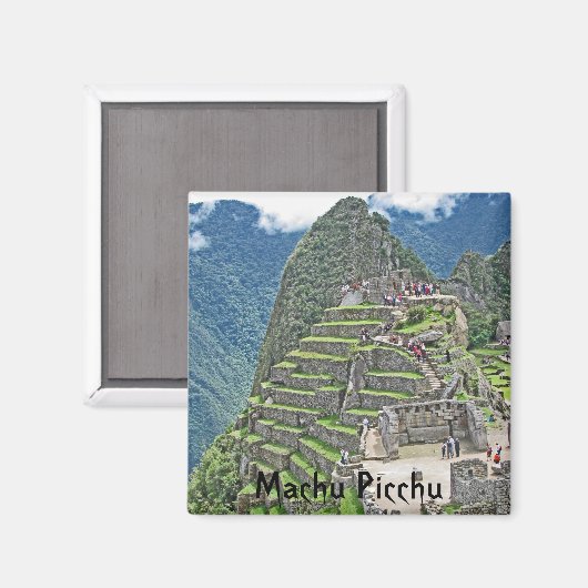 Machu Picchu Magnet (Vorderseite/Rückseite)