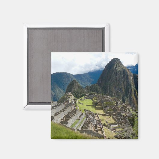Machu Picchu Magnet (Vorderseite/Rückseite)