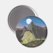 Machu Picchu Magnet (Vorderseite/Rückseite)