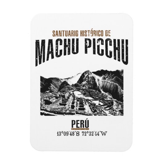 Machu Picchu Magnet (Vertikal)