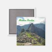 Machu Picchu-Magnet Magnet (Vorderseite/Rückseite)