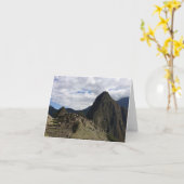 Machu Picchu Notecard Karte (Gelbe Blume)