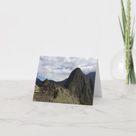 Machu Picchu Notecard Karte (Vorderseite)