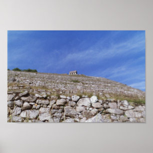 Machu Picchu - oben betrachtend der Poster