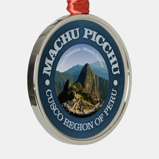 Machu Picchu Ornament Aus Metall (Rechts)