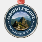 Machu Picchu Ornament Aus Metall (Vorne)