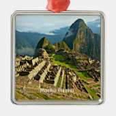Machu Picchu Ornament Aus Metall (Vorne)