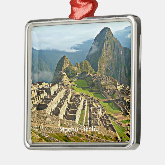 Machu Picchu Ornament Aus Metall (Links)
