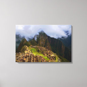 Machu Picchu Overlook, Peru Leinwanddruck
