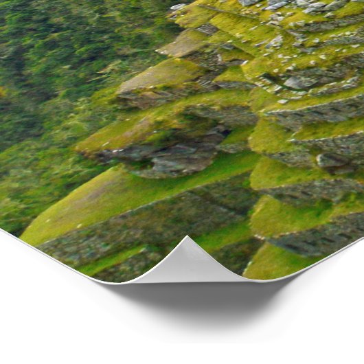 Machu Picchu Overlook, Peru Poster (Ecke)