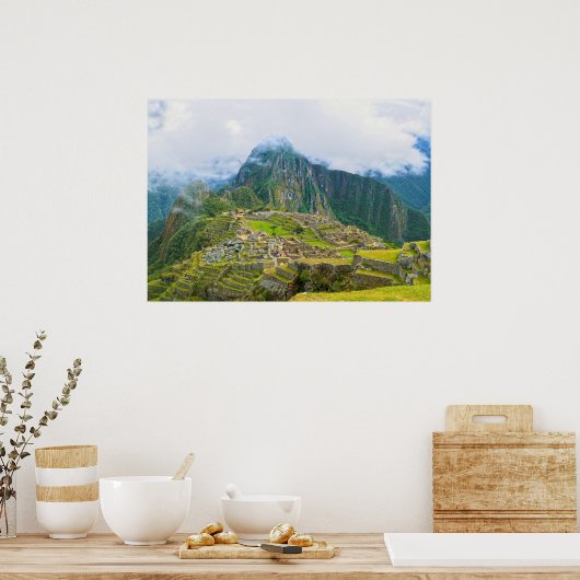 Machu Picchu Overlook, Peru Poster (Küche)