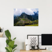 Machu Picchu Overlook, Peru Poster (Heimbüro)