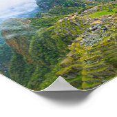 Machu Picchu Overlook, Peru Poster (Ecke)