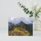 Machu Picchu Overlook, Peru Postkarte (Stehend Vorderseite)
