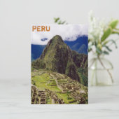 Machu Picchu, Peru (Stehend Vorderseite)