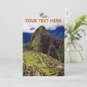 Machu Picchu, Peru (Stehend Vorderseite)