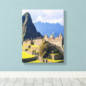 MACHU PICCHU - Peru - Ansicht Leinwanddruck (Insitu (Holzboden))