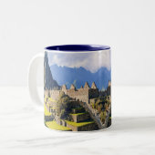 MACHU PICCHU - Peru - Ansicht Zweifarbige Tasse (Vorderseite Links)