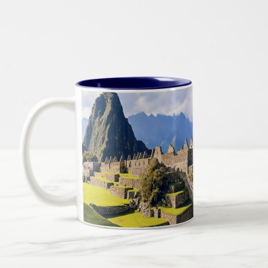 MACHU PICCHU - Peru - Ansicht Zweifarbige Tasse (Links)